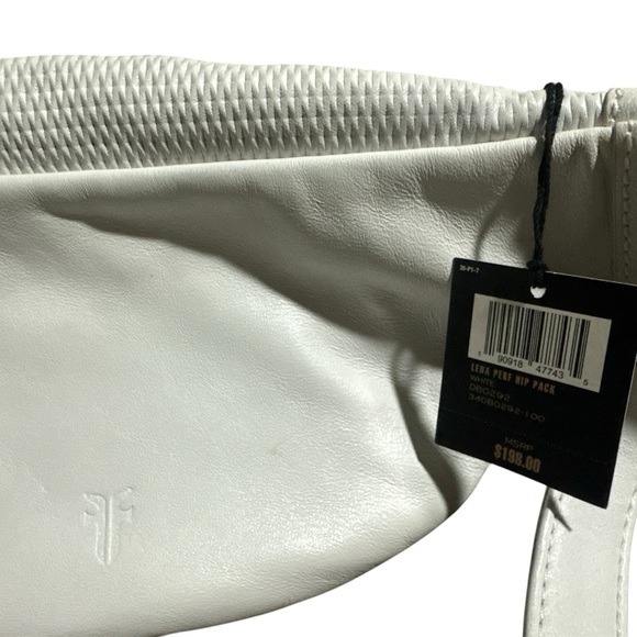 NWT! Frye Lena Perf White Leather Hip Pack - Picture 4 of 4